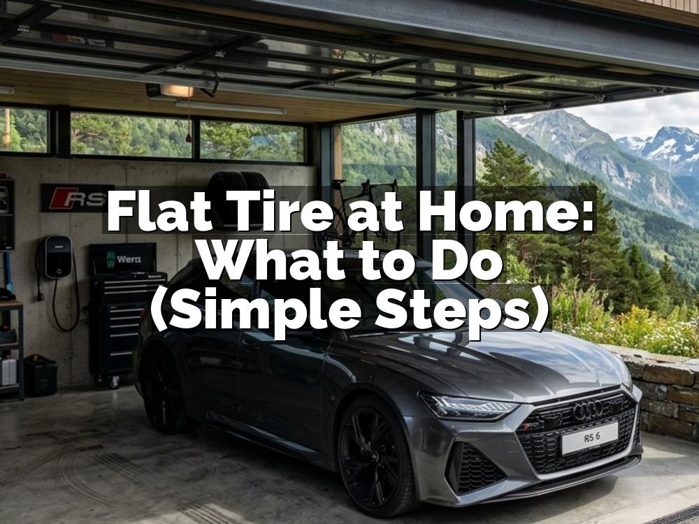 Flat Tire at Home: What to Do (Simple Steps)