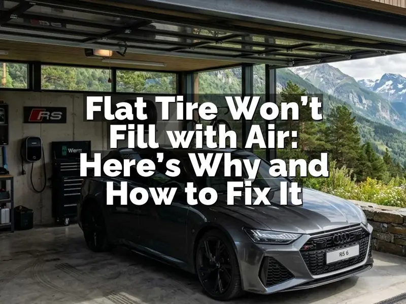 Flat Tire Won’t Fill with Air: Here’s Why and How to Fix It