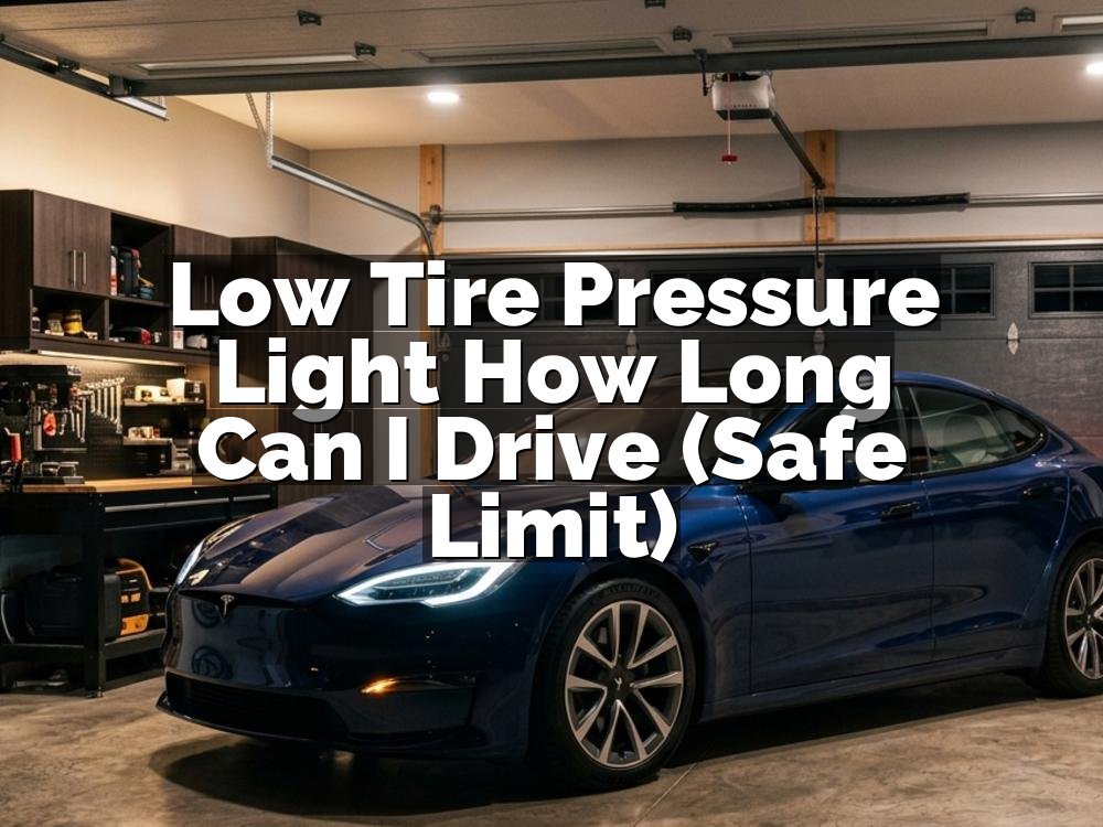 Low Tire Pressure Light How Long Can I Drive (Safe Limit)
