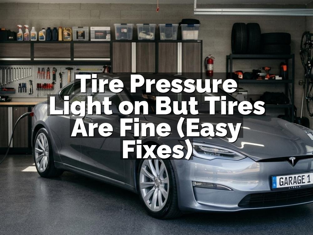 Tire Pressure Light on But Tires Are Fine (Easy Fixes)