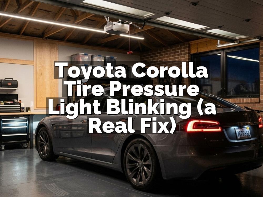 Toyota Corolla Tire Pressure Light Blinking (a Real Fix)