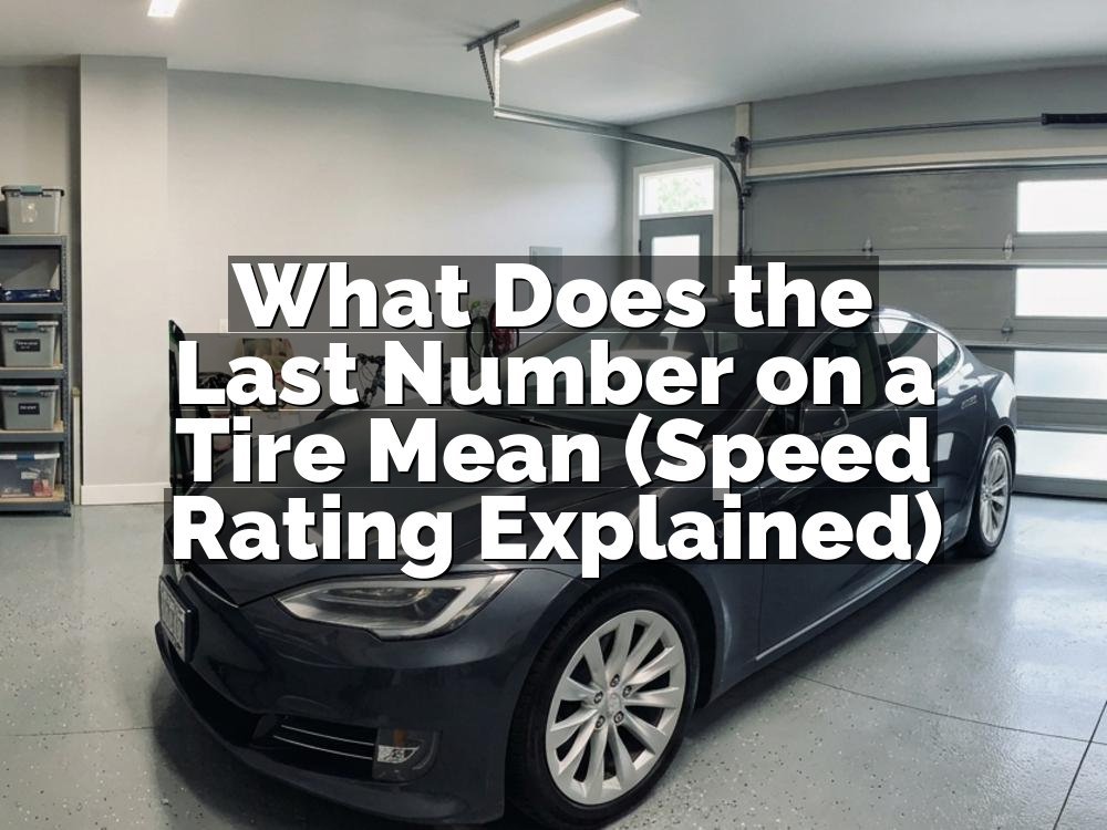 What Does the Last Number on a Tire Mean (Speed Rating Explained)