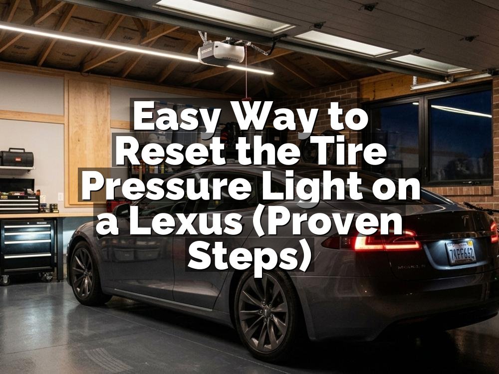 Easy Way to Reset the Tire Pressure Light on a Lexus (Proven Steps)