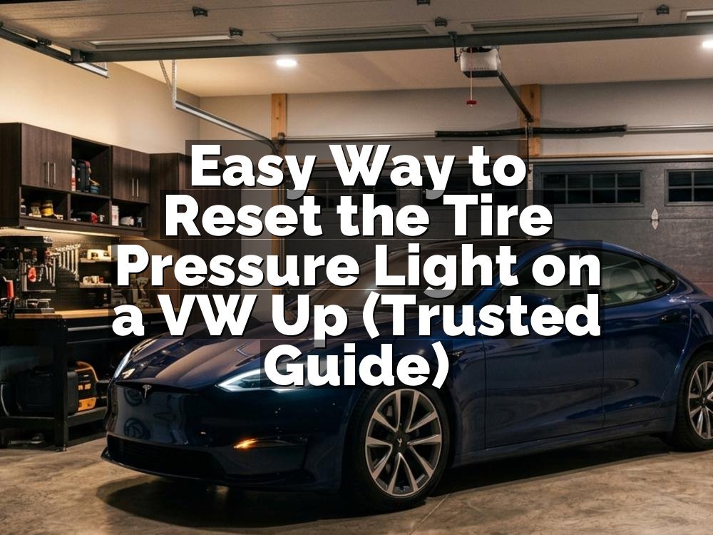 Easy Way to Reset the Tire Pressure Light on a VW Up (Trusted Guide)