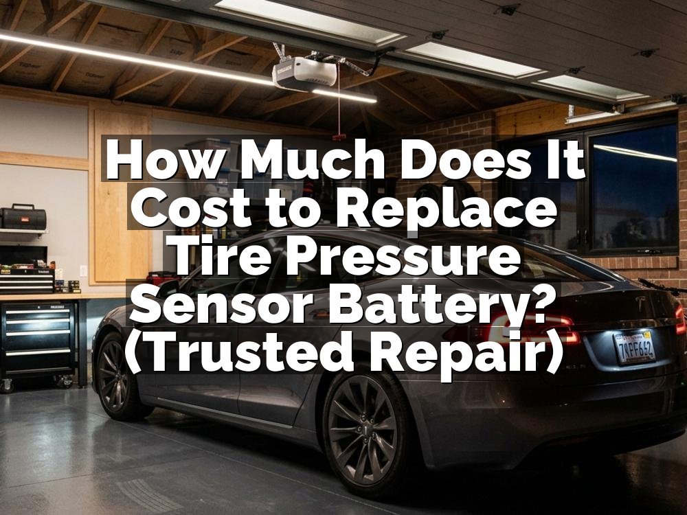 How Much Does It Cost to Replace Tire Pressure Sensor Battery? (Trusted Repair)