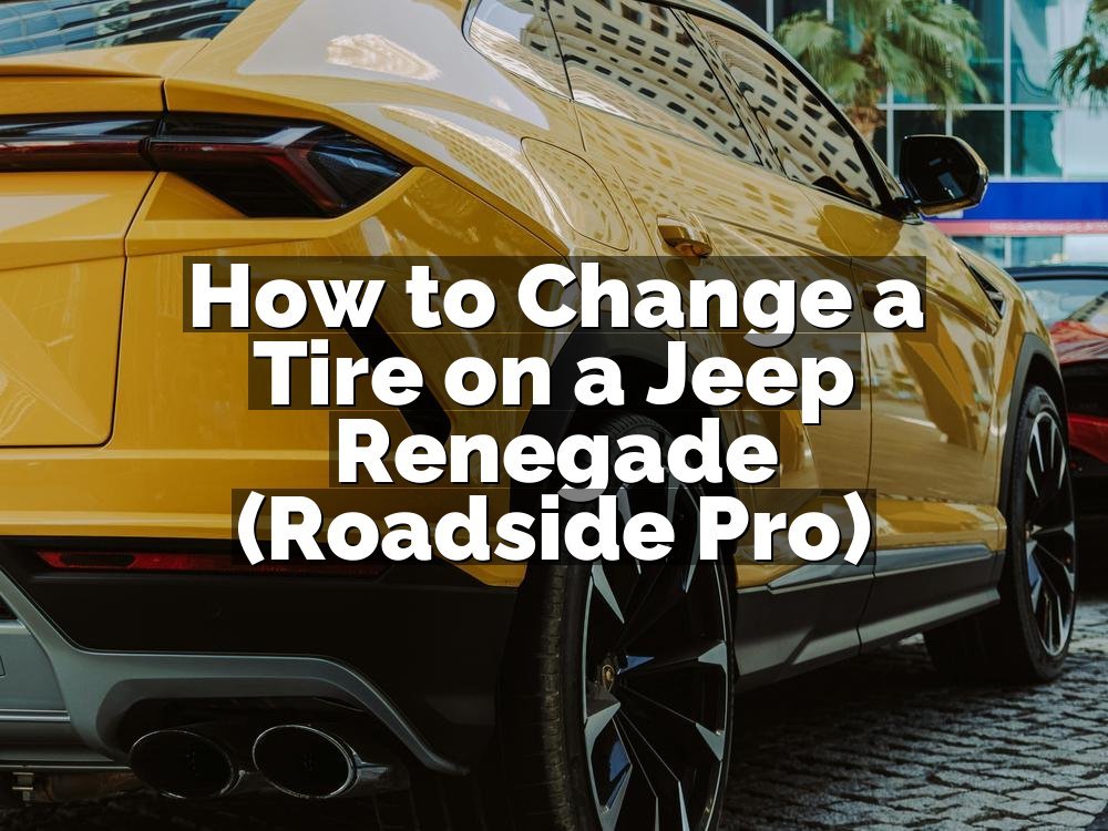 How to Change a Tire on a Jeep Renegade (Roadside Pro)