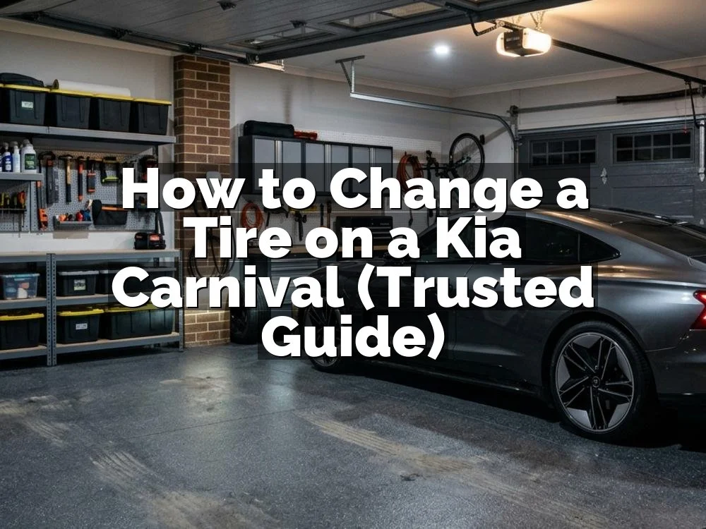How to Change a Tire on a Kia Carnival (Trusted Guide)