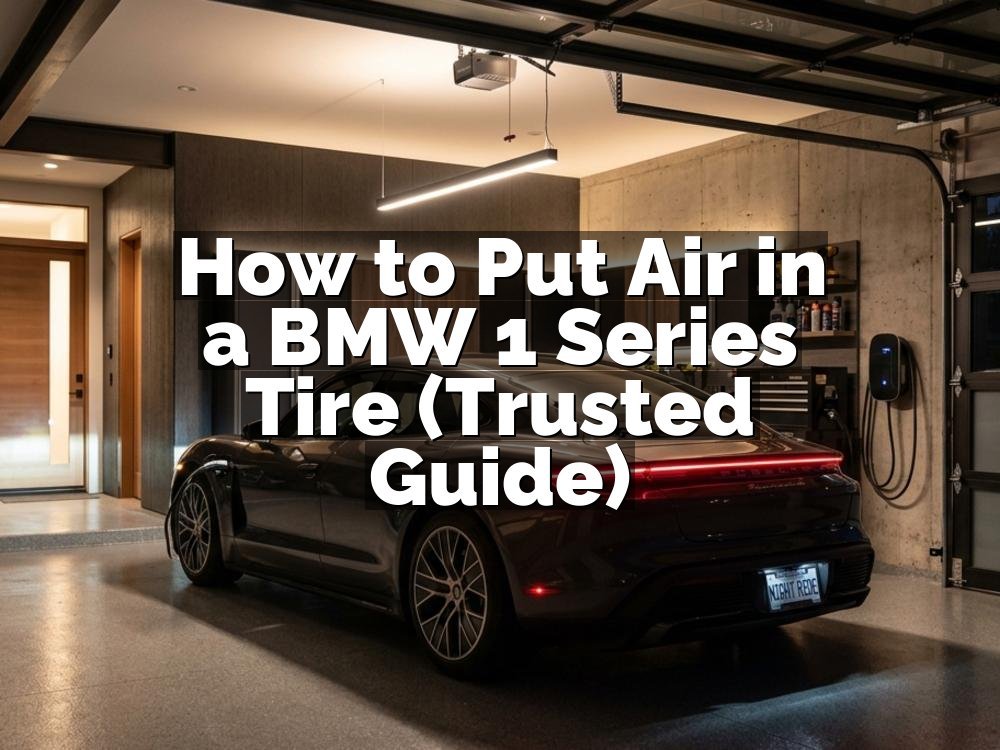 How to Put Air in a BMW 1 Series Tire (Trusted Guide)