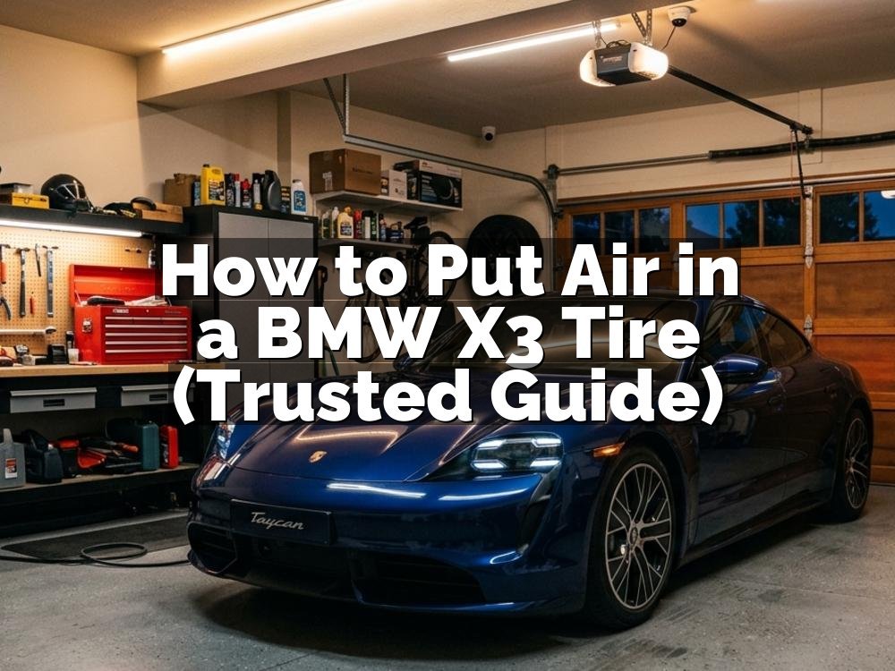 How to Put Air in a BMW X3 Tire (Trusted Guide)