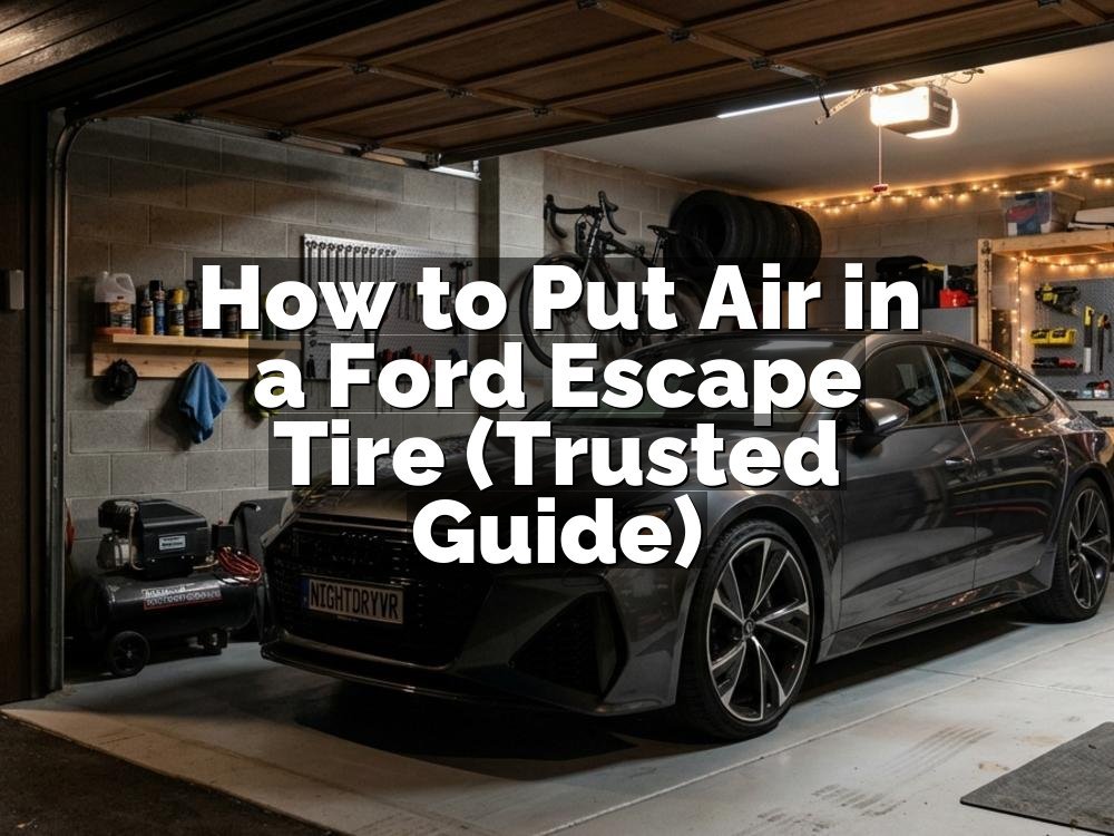 How to Put Air in a Ford Escape Tire (Trusted Guide)