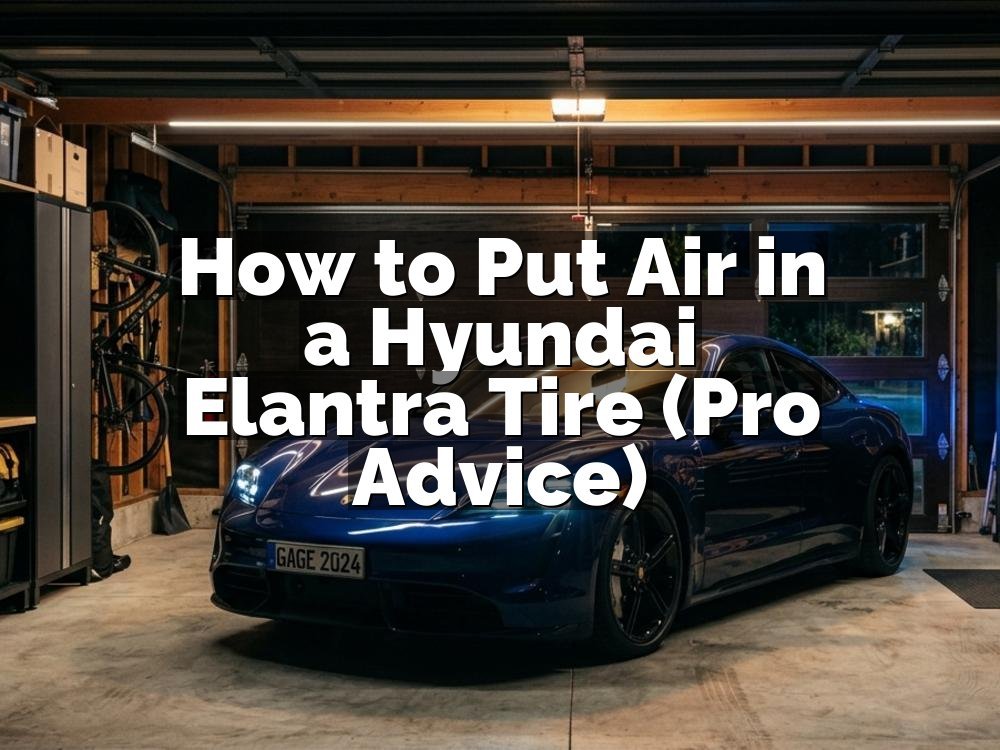 How to Put Air in a Hyundai Elantra Tire (Pro Advice)