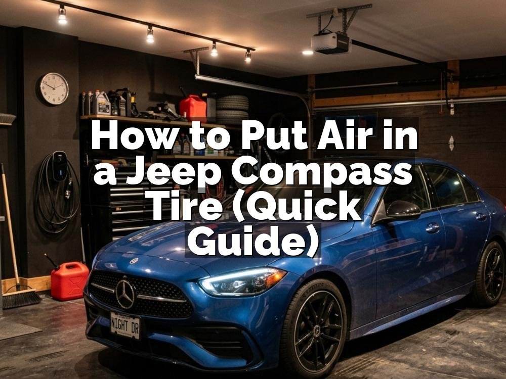 How to Put Air in a Jeep Compass Tire (Quick Guide)
