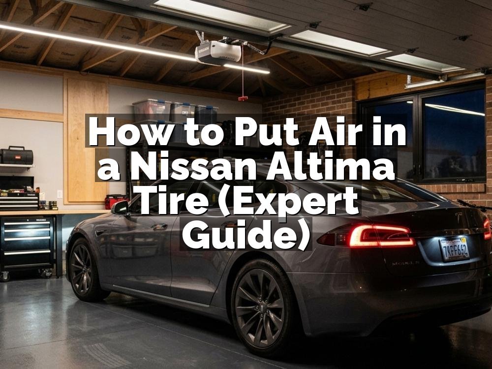 How to Put Air in a Nissan Altima Tire (Expert Guide)