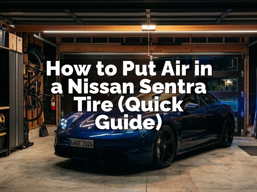 How to Put Air in a Nissan Sentra Tire (Quick Guide)
