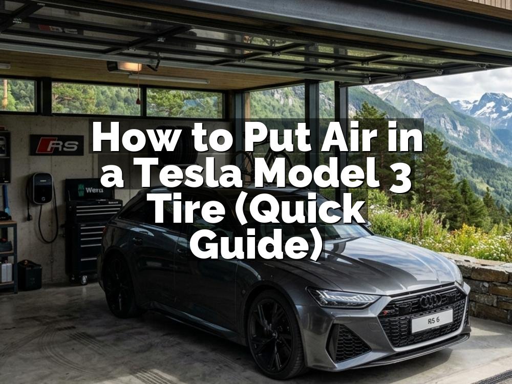 How to Put Air in a Tesla Model 3 Tire (Quick Guide)