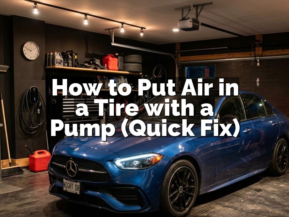 How to Put Air in a Tire with a Pump (Quick Fix)