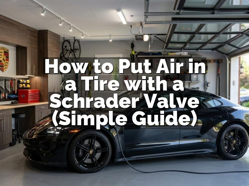 How to Put Air in a Tire with a Schrader Valve (Simple Guide)