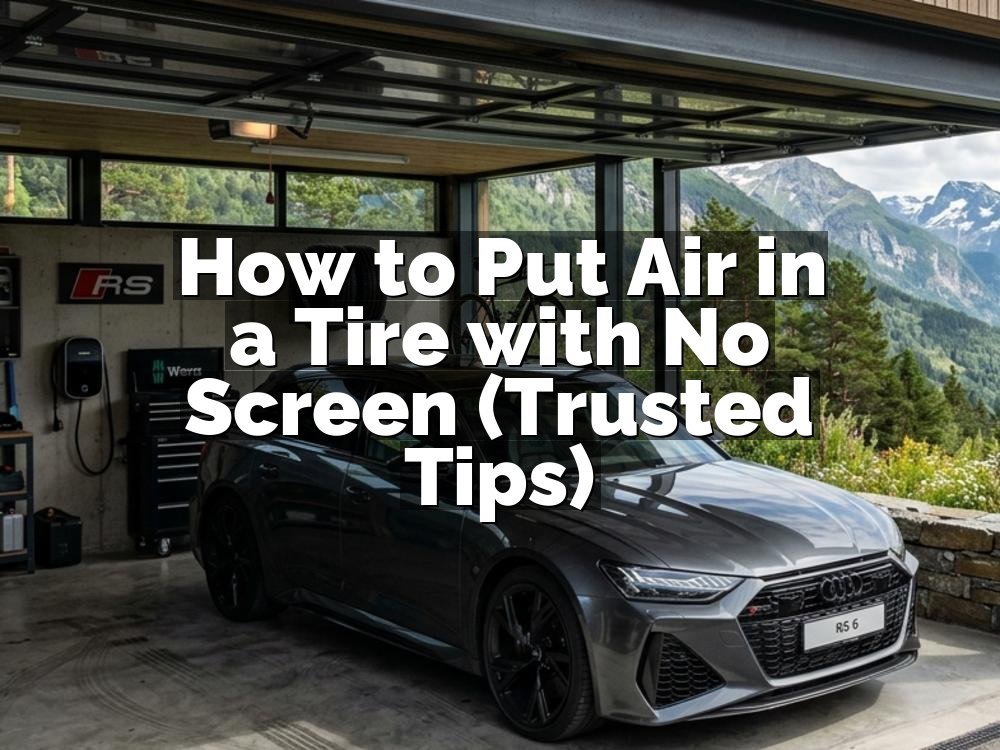 How to Put Air in a Tire with No Screen (Trusted Tips)