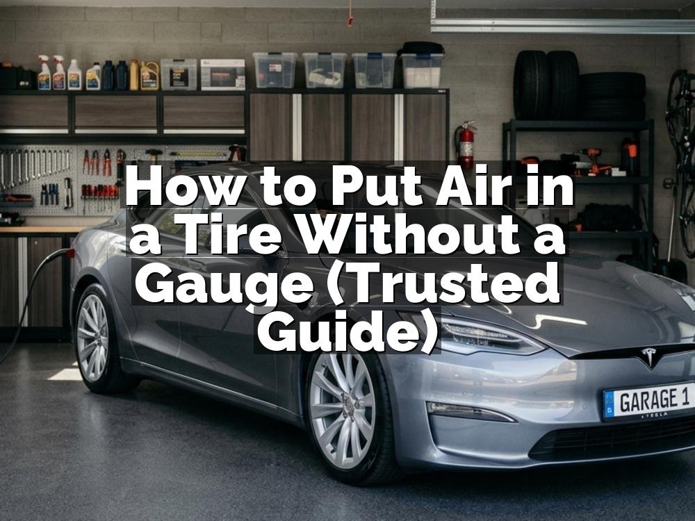 How to Put Air in a Tire Without a Gauge (Trusted Guide)