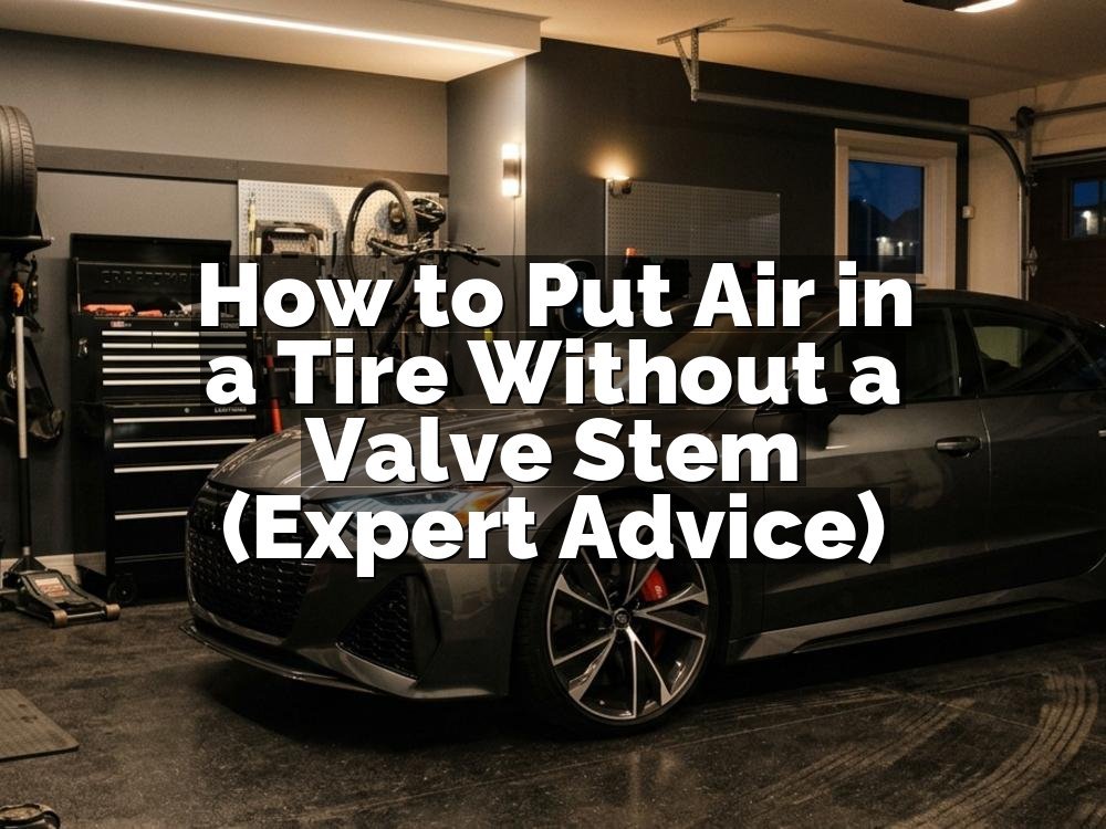 How to Put Air in a Tire Without a Valve Stem (Expert Advice)
