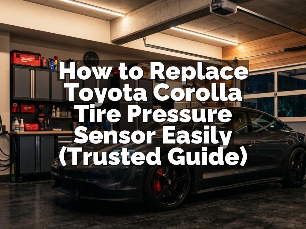 How to Replace Toyota Corolla Tire Pressure Sensor Easily (Trusted Guide)