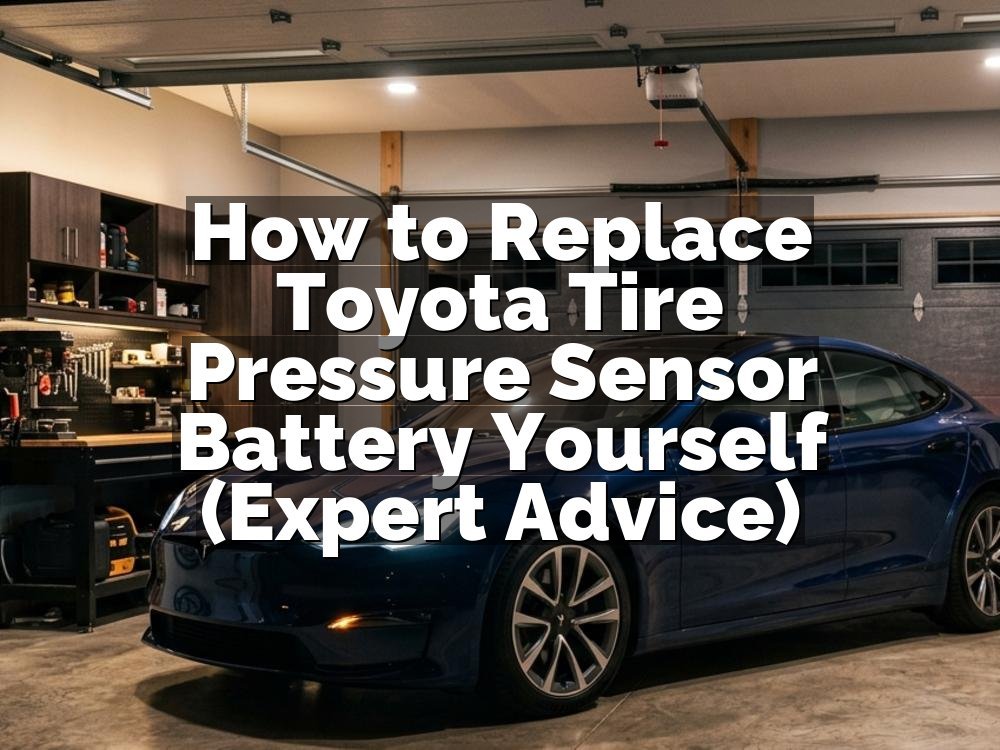 How to Replace Toyota Tire Pressure Sensor Battery Yourself (Expert Advice)