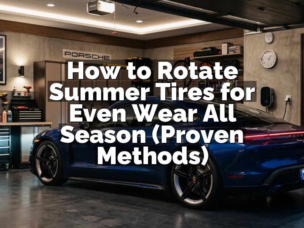 How to Rotate Summer Tires for Even Wear All Season (Proven Methods)