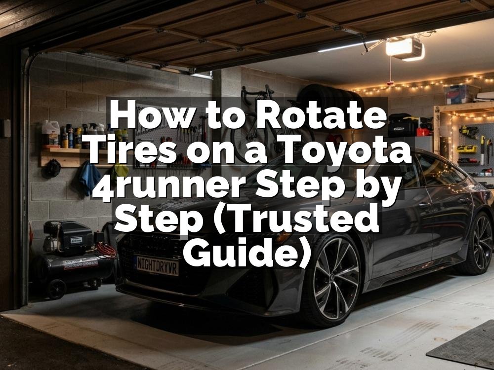 How to Rotate Tires on a Toyota 4runner Step by Step (Trusted Guide)