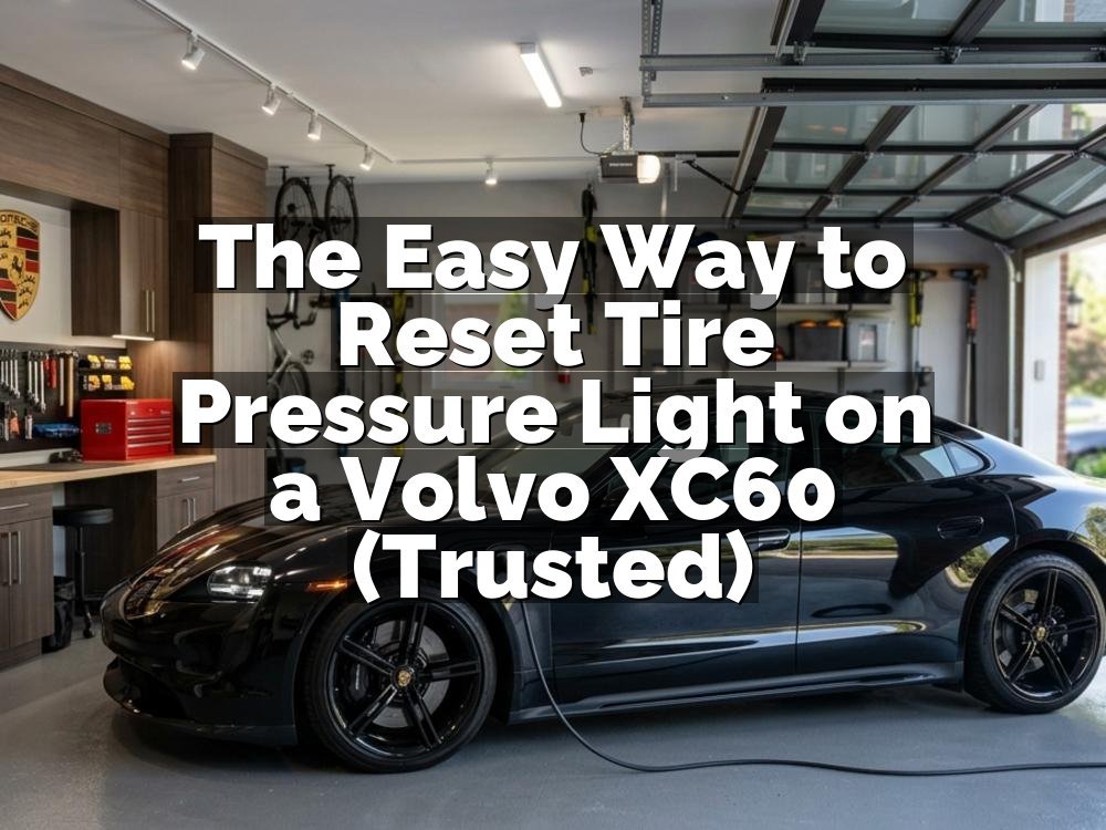 The Easy Way to Reset Tire Pressure Light on a Volvo XC60 (Trusted)