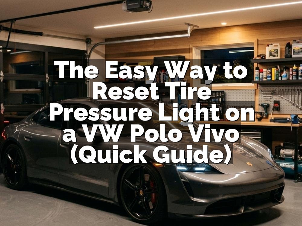 The Easy Way to Reset Tire Pressure Light on a VW Polo Vivo (Quick Guide)