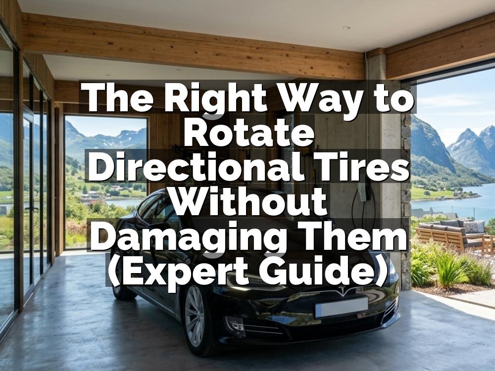 The Right Way to Rotate Directional Tires Without Damaging Them (Expert Guide)